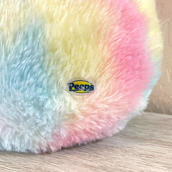 Peeps Stuffed Bunny Pastel Multi Color Plush Easter Rabbit Tie Dye 🐰 - Picture 5 of 11